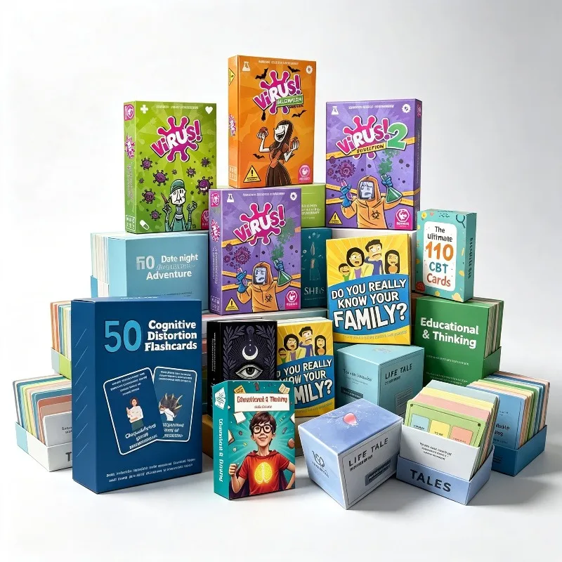 Board Game Virus - Familien-Strategie-Kartenspiel-Set, Virus-Serie & 50 kognitive Halloween-Partyspiele
