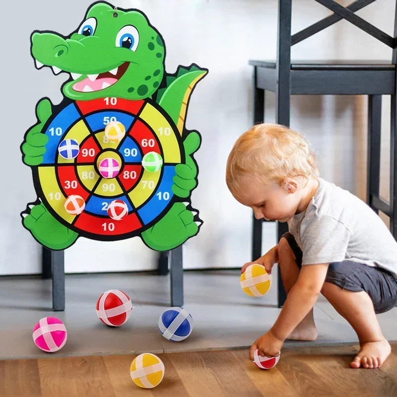 Board Game Word - Lernspiele Dartscheibe Stickey Ball Dart Kinderspielzeug