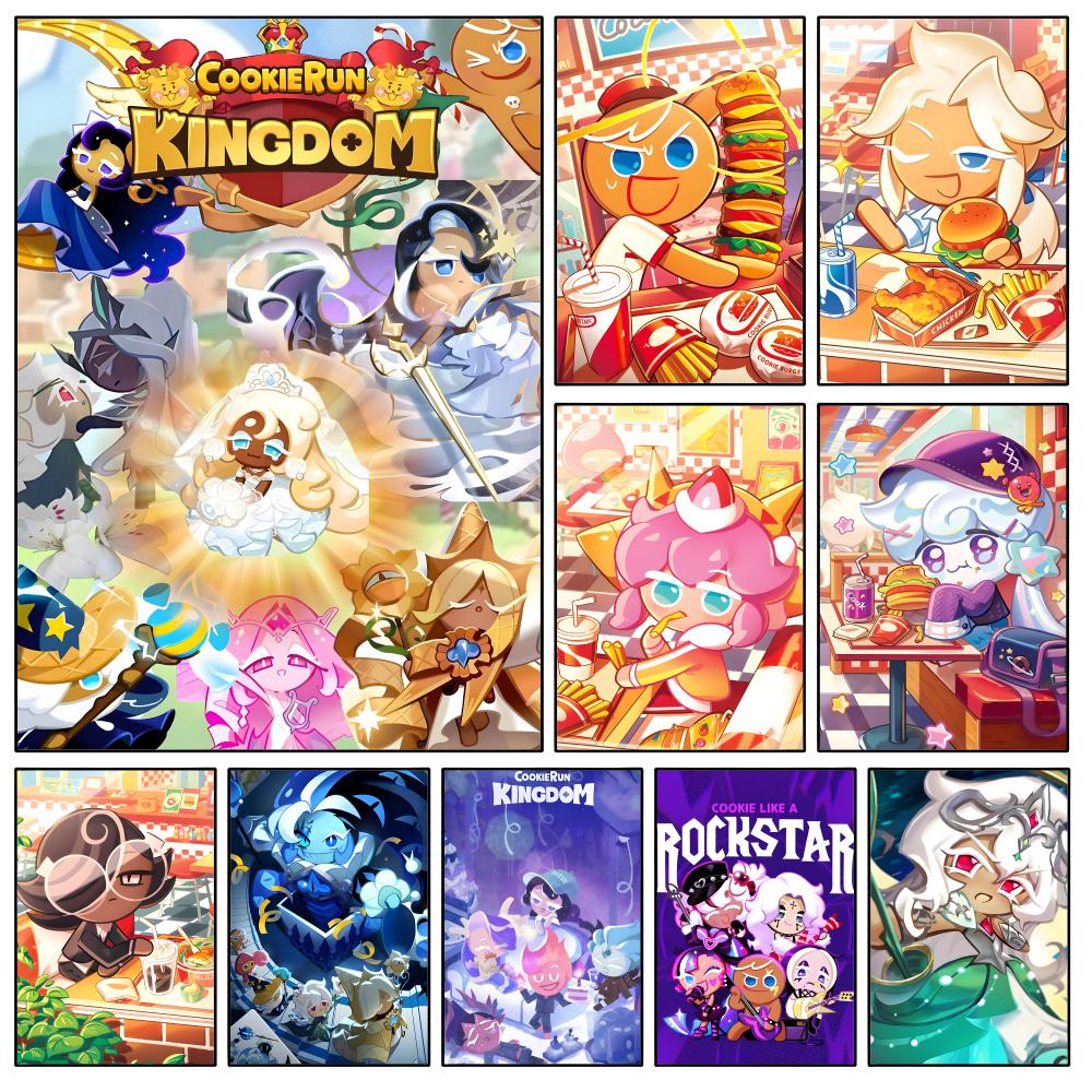 Board Game Splendor - Game Cookie Run Kingdom Charaktere Poster,