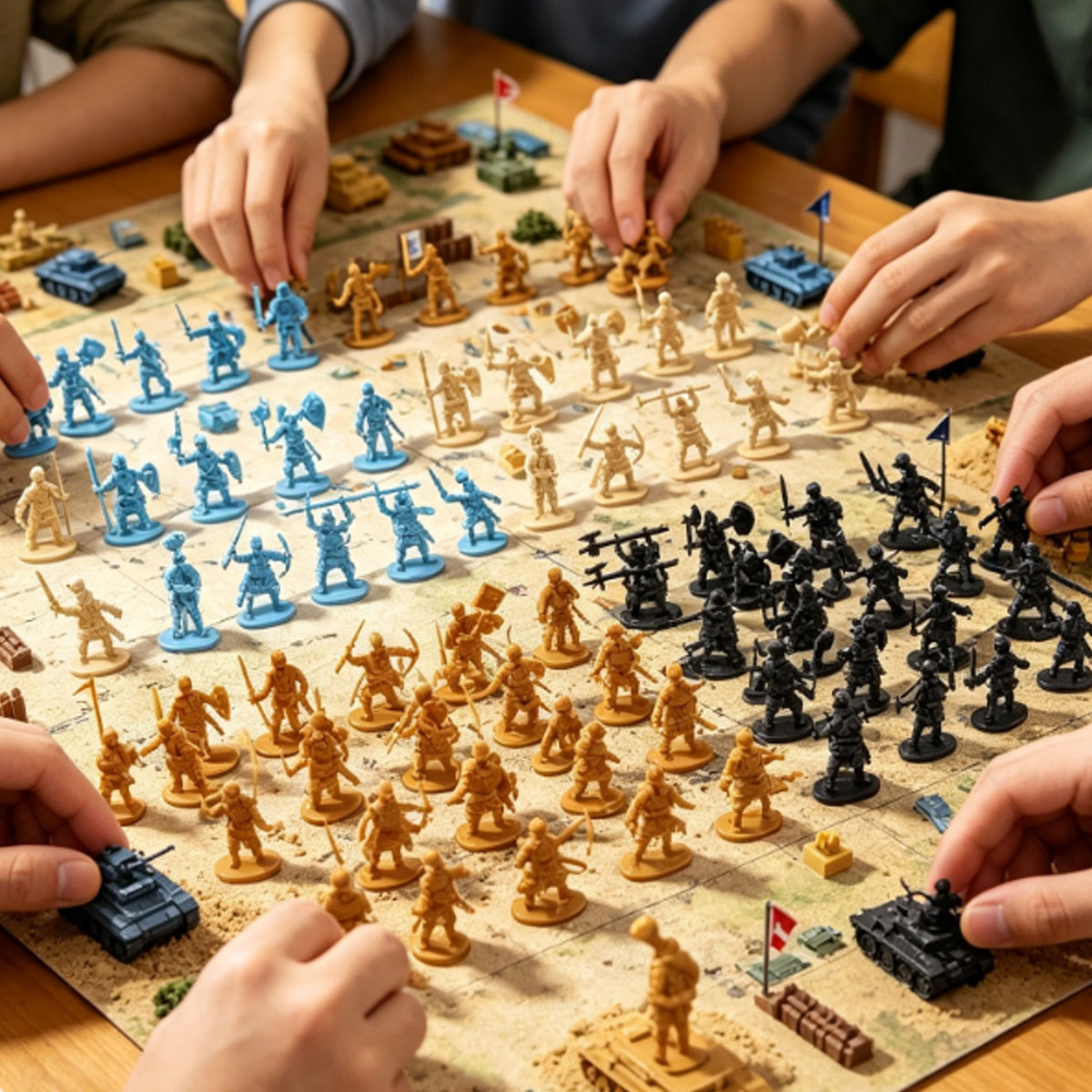 24-teiliges Set mittelalterlic – Board Game War Bewertung und Preis