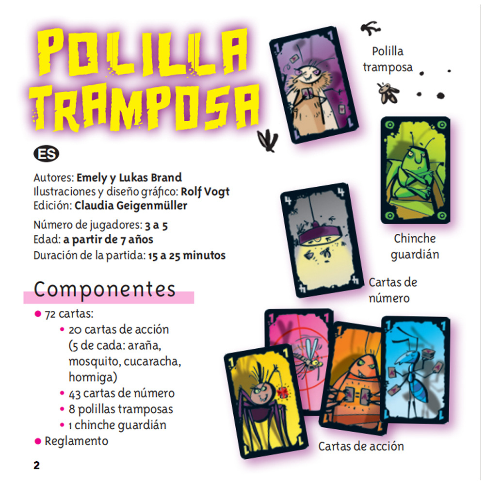 Polilla Tramposa Español Spiel – Board Game Word Bewertung und Preis