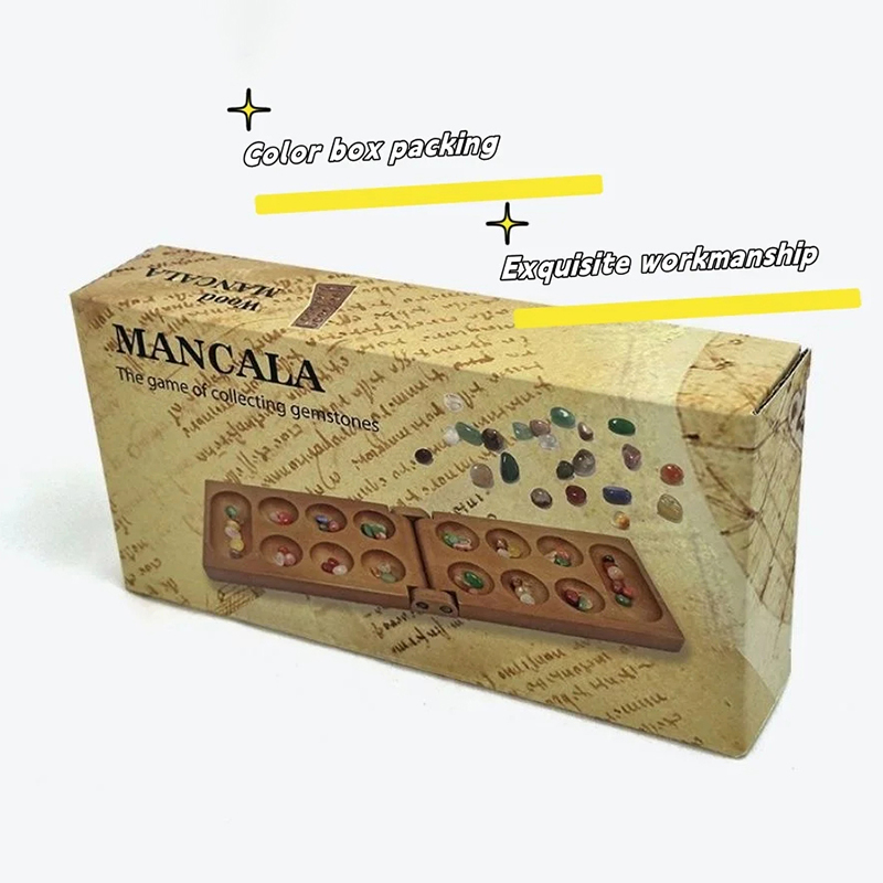 Antikes Mancala-afrikanisches  – Board Game Fun Bewertung und Preis