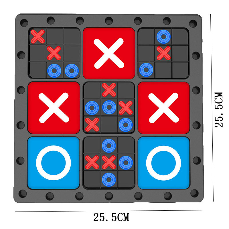 NEU 2-in-1 Tic-Tac-Toe-Brettsp – Board Game Fun Bewertung und Preis