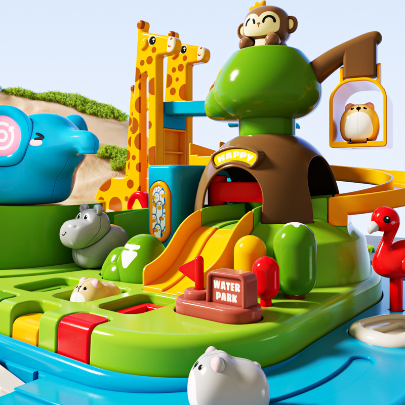 Rennbahn-Zoo-Abenteuer-Spielze – Board Game Race Track Bewertung und Preis