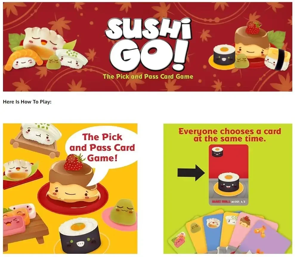 Sushi geht! & Sushi Go Party-K – Board Game Fun Bewertung und Preis